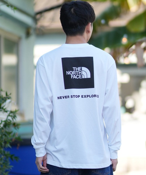 THE NORTH FACE/ザ・ノース・フェイス L/S Back Square Logo Tee ロン