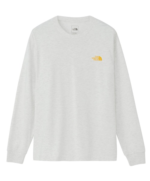 THE NORTH FACE(ザノースフェイス)の「THE NORTH FACE ザ・ノース・フェイス 長袖 Tシャツ ロングスリーブバックスクエアロゴティー NT32442(Tシャツ/カットソー・メンズ・ネイビー/グリーン/ホワイト/ブラック/ホワイト×グレー/スモークグレー/ブラック×ブラック/クリアブルー/ホワイト×ブラック/ミックスグレー/ホワイト×イエロー・M/L/XL/S/XXL)」の15枚目の写真