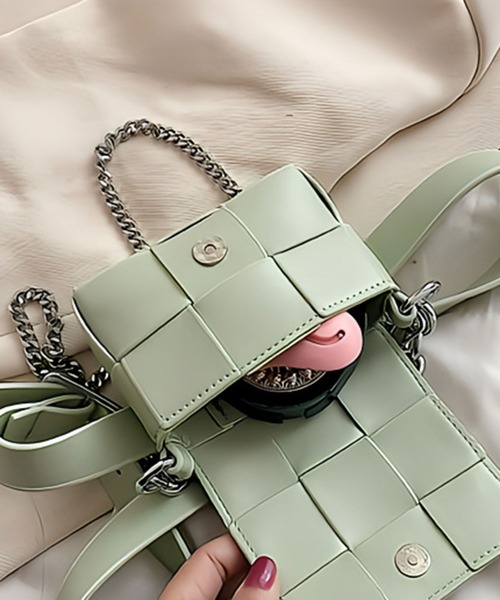 【関税込み】Viv Jeu De Fille 装飾ショルダーバッグ XBWDBNB0100YATB999-01.jpg