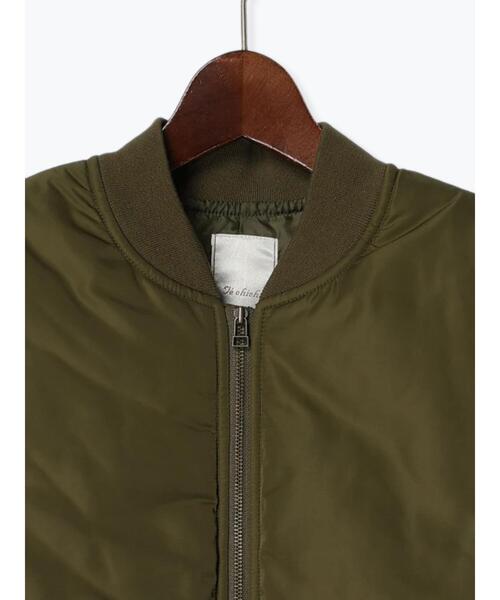 Te chichi(テチチ)の「MA-1ベスト(ベスト・レディース・カーキ/オフホワイト・F)」の13枚目の写真