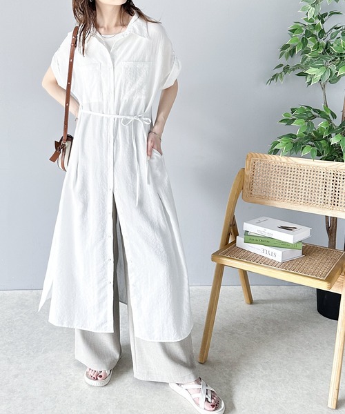 セール】機能性×こなれ大人カジュアル。エアリータッチシャツ