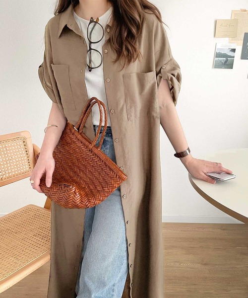 セール】機能性×こなれ大人カジュアル。エアリータッチシャツ