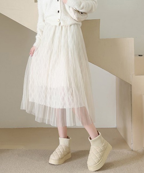 Miniministore(ミニミニストア)の「ムートンブーツ キルティング裏起毛ブーツ(ブーツ・レディース・ブラック/ライトブラウン/アイボリー・23.0cm/23.5cm/24.5cm/24.0cm/25.0cm)」の10枚目の写真