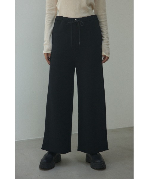 BLACK BY MOUSSY（ブラックバイマウジー）の「sweat tapered pants(スウェットテーパードパンツ)（スウェットパンツ・レディース・ブラック/グレー/ピンク・FREE）」の2枚目の写真
