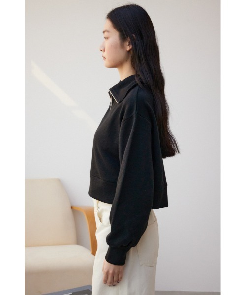 セール】ラメ裏毛ジップアップトップス（スウェット）｜AZUL BY MOUSSY