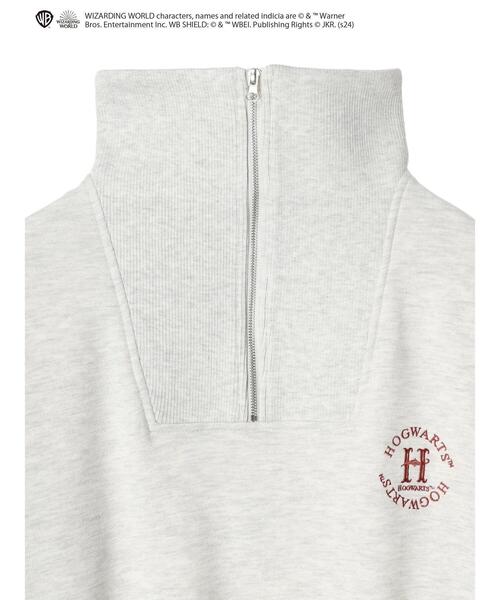 Green Parks(グリーンパークス)の「ハリーポッター/ハーフジップ裏毛プルオーバー(スウェット・レディース・ブルー/イエロー/レッド/グリーン・FREE)」の12枚目の写真