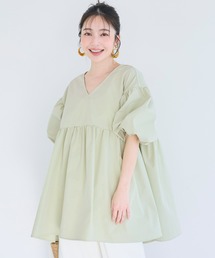 ＼ZOZO限定再入荷／お気に入り数7300越え!!パリフワVネックギャザーブラウス