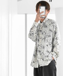 Ritzy（リッツィー）の「総柄ドロップショルダー LSシャツ（シャツ/ブラウス）」
