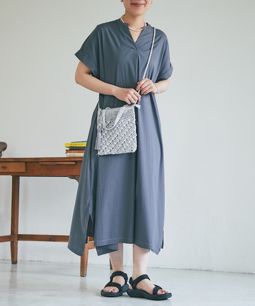 un dix cors（アンディコール）の「メタリック柄編みミニショルダーバッグ（ショルダーバッグ・レディース・ゴールド/シルバー・FREE）」の3枚目の写真