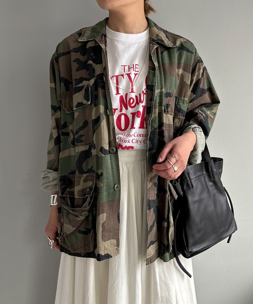 ROTHCO(ロスコ)の「(ROTHCO/ロスコ) BDUシャツジャケット(ブルゾン・レディース・オリーブ/カーキ・MEDIUM)」の1枚目の写真