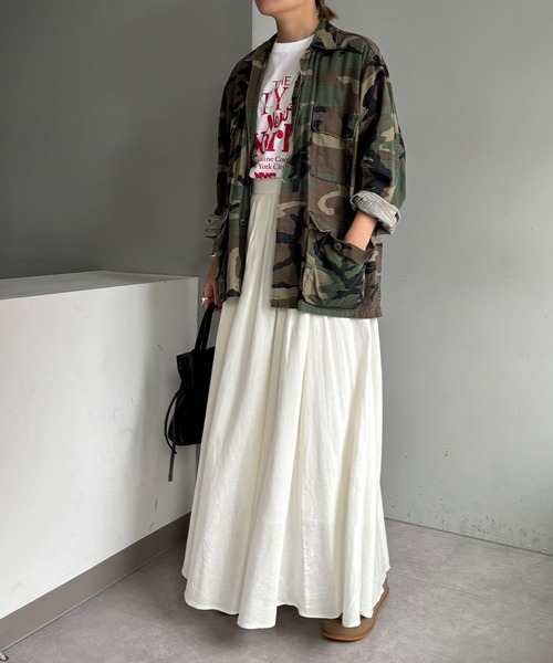 ROTHCO(ロスコ)の「(ROTHCO/ロスコ) BDUシャツジャケット(ブルゾン・レディース・オリーブ/カーキ・MEDIUM)」の5枚目の写真