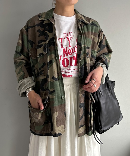 ROTHCO(ロスコ)の「(ROTHCO/ロスコ) BDUシャツジャケット(ブルゾン・レディース・オリーブ/カーキ・MEDIUM)」の7枚目の写真