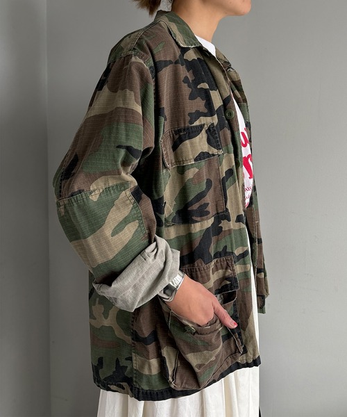 ROTHCO(ロスコ)の「(ROTHCO/ロスコ) BDUシャツジャケット(ブルゾン・レディース・オリーブ/カーキ・MEDIUM)」の10枚目の写真