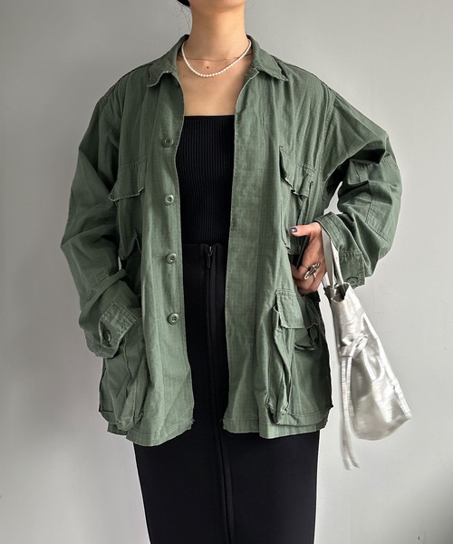 ROTHCO(ロスコ)の「(ROTHCO/ロスコ) BDUシャツジャケット(ブルゾン・レディース・オリーブ/カーキ・MEDIUM)」の19枚目の写真