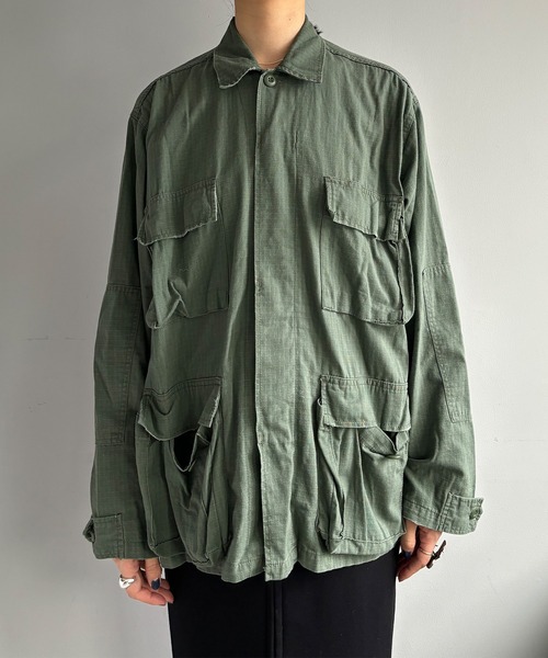 ROTHCO(ロスコ)の「(ROTHCO/ロスコ) BDUシャツジャケット(ブルゾン・レディース・オリーブ/カーキ・MEDIUM)」の22枚目の写真