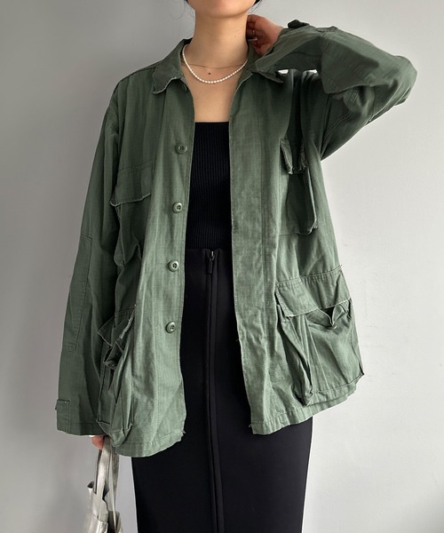 ROTHCO(ロスコ)の「(ROTHCO/ロスコ) BDUシャツジャケット(ブルゾン・レディース・オリーブ/カーキ・MEDIUM)」の17枚目の写真