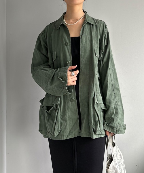 ROTHCO(ロスコ)の「(ROTHCO/ロスコ) BDUシャツジャケット(ブルゾン・レディース・オリーブ/カーキ・MEDIUM)」の18枚目の写真