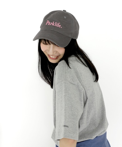 Seymour.（シーモア）の「【Seymour./シーモア】 "Parklife" EMBROIDERY CAP（キャップ・メンズ・グレー/グリーン・FREE）」の3枚目の写真