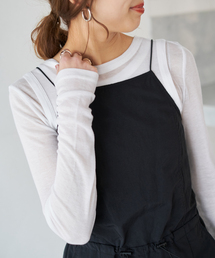 【le / ル 】TENCEL LAYERED TOP