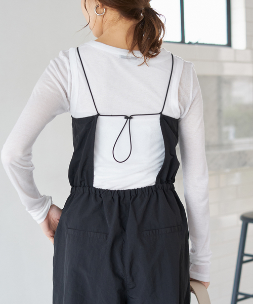 le（ル）の「【le / ル 】TENCEL LAYERED TOP（Tシャツ/カットソー・レディース・ホワイト/マルーン/グレー・FREE）」の18枚目の写真