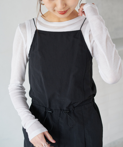 le（ル）の「【le / ル 】TENCEL LAYERED TOP（Tシャツ/カットソー・レディース・ホワイト/マルーン/グレー・FREE）」の21枚目の写真