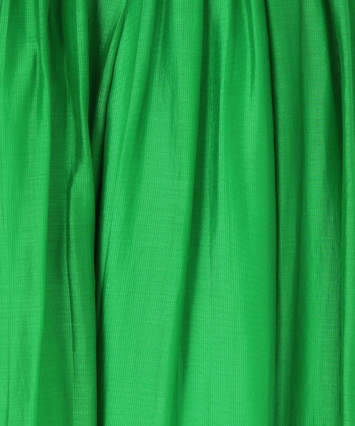 OPAQUE.CLIP（オペークドットクリップ）の「◆セットアップ対応 シアータックギャザースカート【洗濯機洗い可】（スカート・レディース・オレンジ/ブラウン系その他/グリーン/ブラック・40/38/42/36）」の18枚目の写真