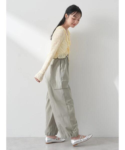 earth music&ecology（アースミュージックアンドエコロジー）の「フリルレースカーディガン（カーディガン/ボレロ・レディース・ホワイト/イエロー/ブルー・FREE）」の16枚目の写真