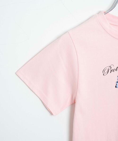 WOND(ウォンド)の「リボンプリントTシャツ(Tシャツ/カットソー・レディース・ホワイト/ピンク・FREE)」の18枚目の写真