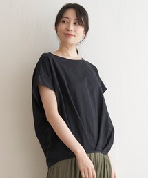 ikka | 鹿の子前身タックプルオーバー(Tシャツ/カットソー)