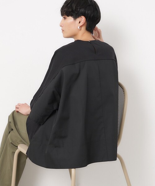 OPAQUE.CLIP（オペークドットクリップ）の「◆バックフハクドッキングAラインカットソー【洗濯機洗い可】（Tシャツ/カットソー・レディース・ホワイト/ブラック/ベージュ・38/42/40）」の20枚目の写真