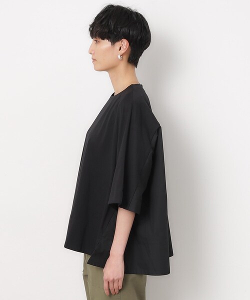 OPAQUE.CLIP（オペークドットクリップ）の「◆バックフハクドッキングAラインカットソー【洗濯機洗い可】（Tシャツ/カットソー・レディース・ホワイト/ブラック/ベージュ・38/42/40）」の10枚目の写真