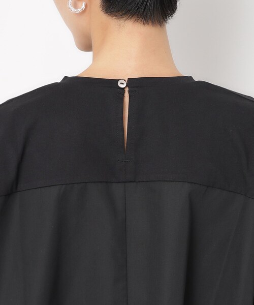 OPAQUE.CLIP（オペークドットクリップ）の「◆バックフハクドッキングAラインカットソー【洗濯機洗い可】（Tシャツ/カットソー・レディース・ホワイト/ブラック/ベージュ・38/42/40）」の13枚目の写真