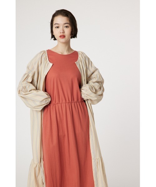 RODEO CROWNS WIDE BOWL(ロデオクラウンズワイドボウル)の「カフタンティアードワンピース(ワンピース・レディース・チャコールグレー/ベージュ系その他/オフホワイト・FREE)」の10枚目の写真