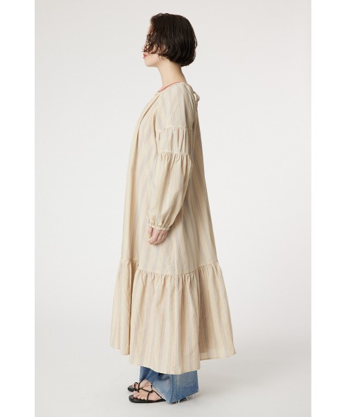 RODEO CROWNS WIDE BOWL(ロデオクラウンズワイドボウル)の「カフタンティアードワンピース(ワンピース・レディース・チャコールグレー/ベージュ系その他/オフホワイト・FREE)」の13枚目の写真