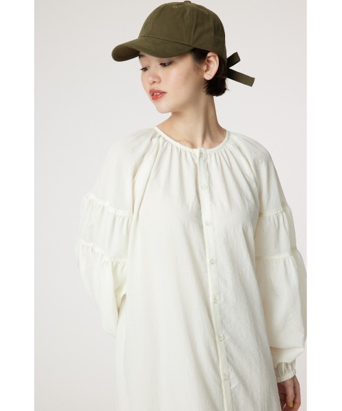 RODEO CROWNS WIDE BOWL(ロデオクラウンズワイドボウル)の「カフタンティアードワンピース(ワンピース・レディース・チャコールグレー/ベージュ系その他/オフホワイト・FREE)」の18枚目の写真