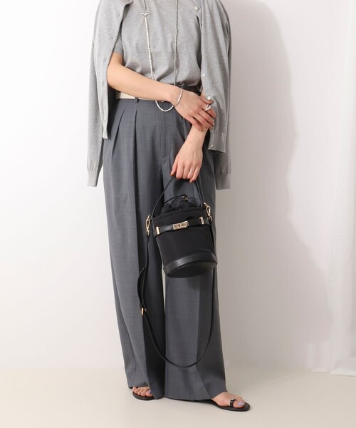 NOLLEY’S（ノーリーズ）の「ヒネリカナグナイロンバケツ2WAYバッグ（ショルダーバッグ・レディース・ブラック・FREE）」の14枚目の写真