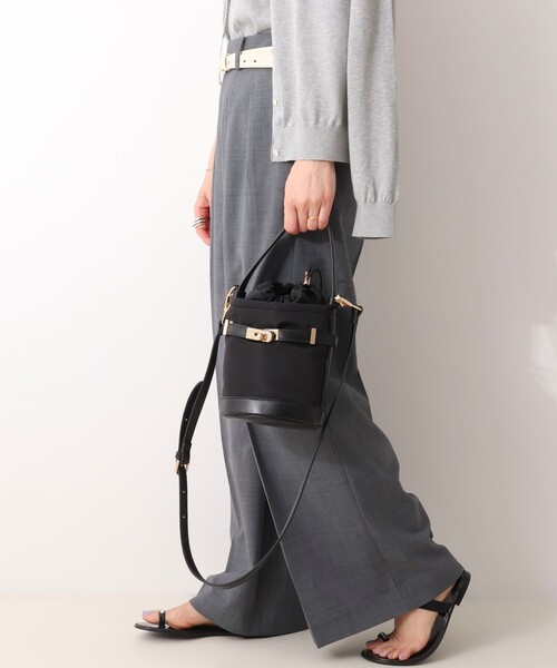 NOLLEY’S（ノーリーズ）の「ヒネリカナグナイロンバケツ2WAYバッグ（ショルダーバッグ・レディース・ブラック・FREE）」の15枚目の写真