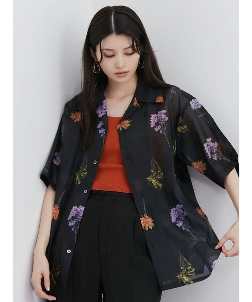 MURUA（ムルーア）の「スクエアミニマルタンク（ニット/セーター・レディース・ブルー/ブラック/オレンジ/グリーン/ホワイト・FREE）」の13枚目の写真