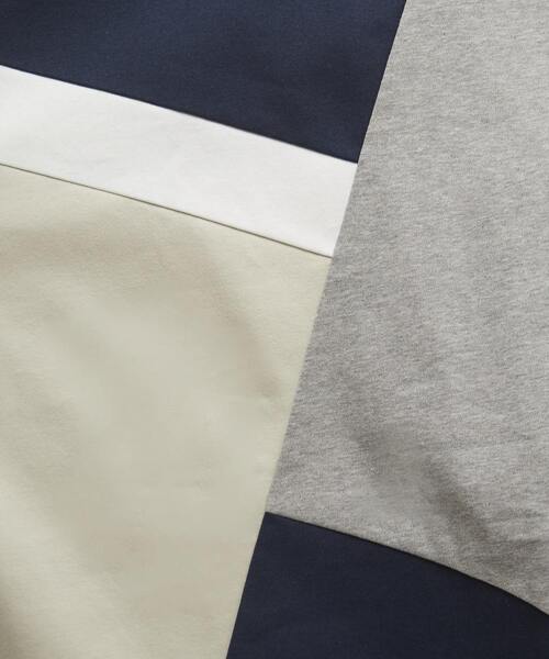 MEN'S MELROSE(メンズメルローズ)の「マーセライズドスムーステクニカルクルーネックTシャツ(Tシャツ/カットソー・メンズ・ホワイト/ベージュ・3/4/2)」の13枚目の写真