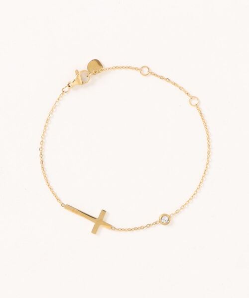Coo+i（クーイ）の「十字架ステンレスチェーンアンクレット（アンクレット・レディース・ゴールド・FREE）」の6枚目の写真