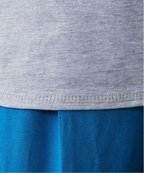 CHIC STYLE(シックスタイル)の「<大きいサイズ>5分袖ラグランスリーブ箔ロゴプリントTシャツ シックスタイル(Tシャツ/カットソー・レディース・オフホワイト/杢グレー・L/5L/4L/3L/LL)」の16枚目の写真