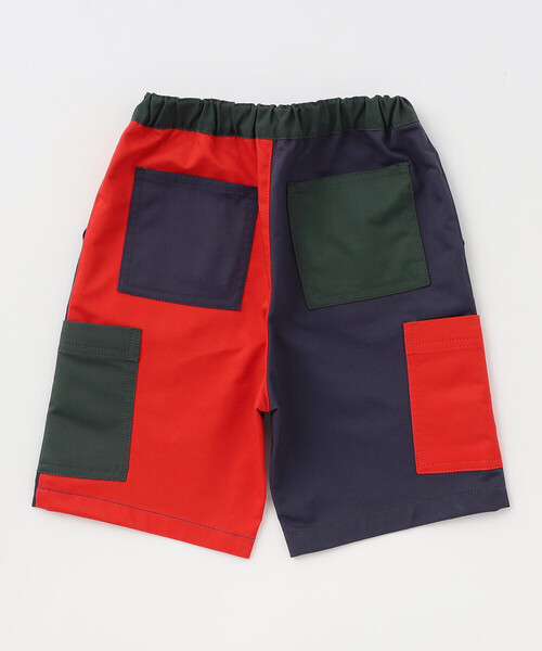 COMME CA ISM（コムサイズム）の「パッチワークパンツ（その他パンツ・キッズ・カーキ/グリーン・100cm/110cm/150cm/140cm/130cm/120cm）」の6枚目の写真