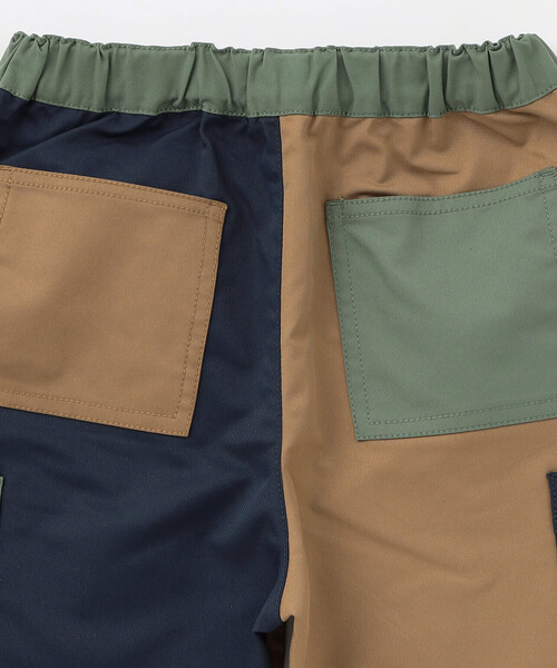 COMME CA ISM（コムサイズム）の「パッチワークパンツ（その他パンツ・キッズ・カーキ/グリーン・100cm/110cm/150cm/140cm/130cm/120cm）」の9枚目の写真