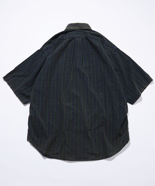 NAUTICA（ノーティカ）の「NAUTICA/ノーティカ Faded S/S Shirt (Plaid)/フェイデッド ショートスリーブシャツ チェック（シャツ/ブラウス・メンズ・ネイビー/グリーン・X-LARGE/LARGE/MEDIUM）」の7枚目の写真