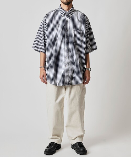 NAUTICA（ノーティカ）の「NAUTICA/ノーティカ Faded S/S Shirt (Plaid)/フェイデッド ショートスリーブシャツ チェック（シャツ/ブラウス・メンズ・ネイビー/グリーン・X-LARGE/LARGE/MEDIUM）」の8枚目の写真