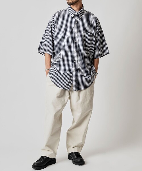 NAUTICA（ノーティカ）の「NAUTICA/ノーティカ Faded S/S Shirt (Plaid)/フェイデッド ショートスリーブシャツ チェック（シャツ/ブラウス・メンズ・ネイビー/グリーン・X-LARGE/LARGE/MEDIUM）」の10枚目の写真