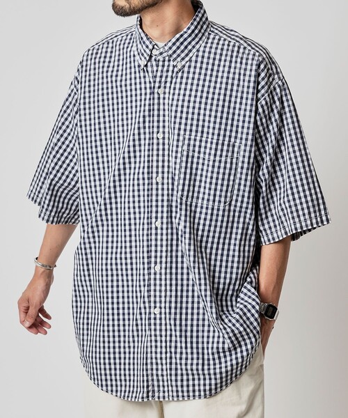 NAUTICA（ノーティカ）の「NAUTICA/ノーティカ Faded S/S Shirt (Plaid)/フェイデッド ショートスリーブシャツ チェック（シャツ/ブラウス・メンズ・ネイビー/グリーン・X-LARGE/LARGE/MEDIUM）」の13枚目の写真