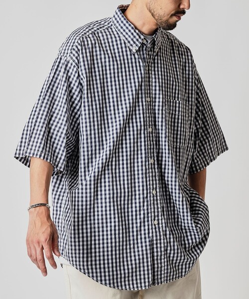 NAUTICA（ノーティカ）の「NAUTICA/ノーティカ Faded S/S Shirt (Plaid)/フェイデッド ショートスリーブシャツ チェック（シャツ/ブラウス・メンズ・ネイビー/グリーン・X-LARGE/LARGE/MEDIUM）」の14枚目の写真