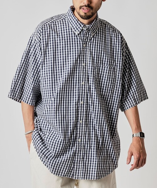 NAUTICA（ノーティカ）の「NAUTICA/ノーティカ Faded S/S Shirt (Plaid)/フェイデッド ショートスリーブシャツ チェック（シャツ/ブラウス・メンズ・ネイビー/グリーン・X-LARGE/LARGE/MEDIUM）」の15枚目の写真