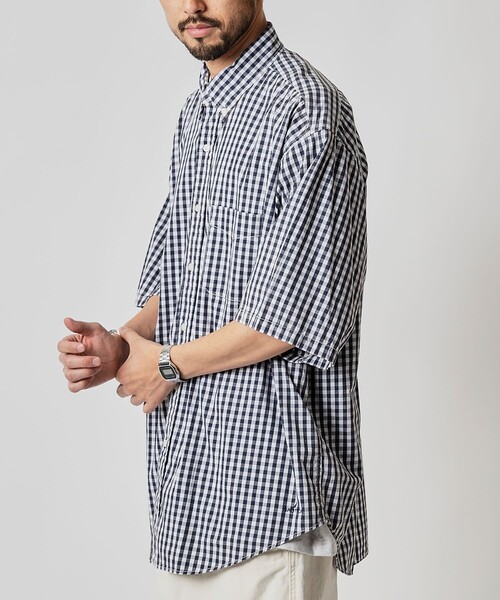 NAUTICA（ノーティカ）の「NAUTICA/ノーティカ Faded S/S Shirt (Plaid)/フェイデッド ショートスリーブシャツ チェック（シャツ/ブラウス・メンズ・ネイビー/グリーン・X-LARGE/LARGE/MEDIUM）」の17枚目の写真